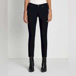 7 for all mankind b(air) the ankle, skinny black jeans